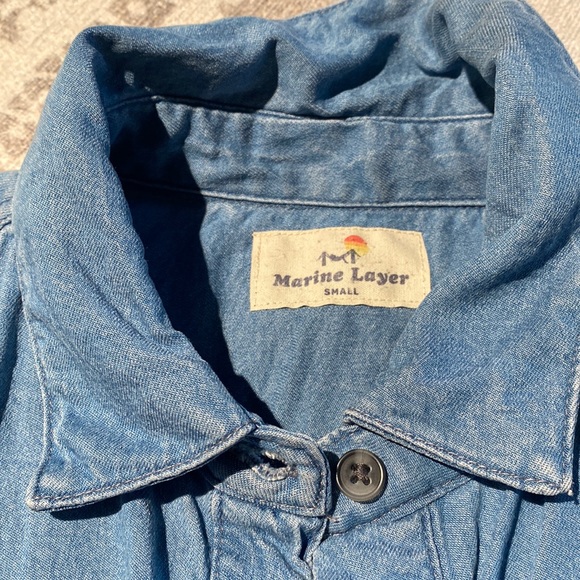 Marine Layer Daisy Chambray Tunic - Picture 9 of 15